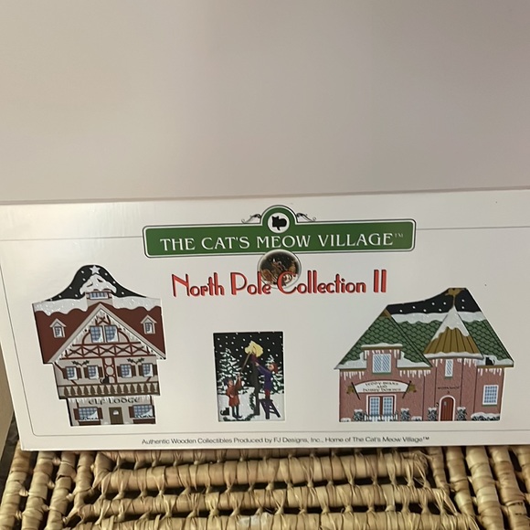 The Cat’s Meow Village North Pole Collection II Boxed Set 1998 - Picture 2 of 10